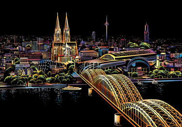 Scratch Art Cologne Cathedral